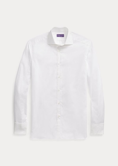 Camisa Ralph Lauren Hombre Blancos - French Cuff Poplin - GSXRJ2697